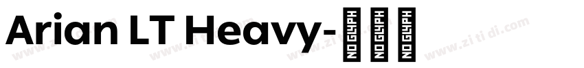 Arian LT Heavy字体转换